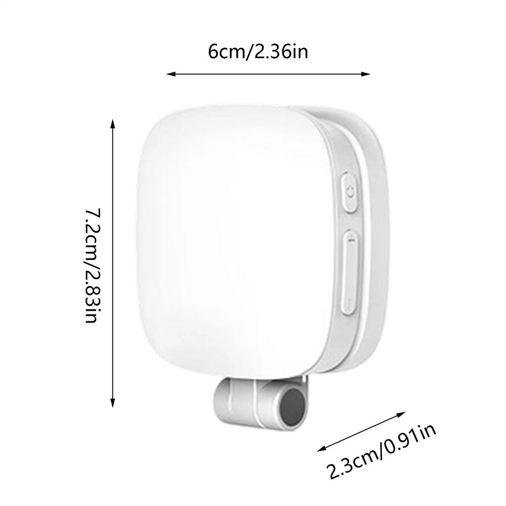 Portable Selfie Light Slim 180 Degree Rotation Lighting Magnetic Phone Selfie Light For Live Streaming Photography Recording