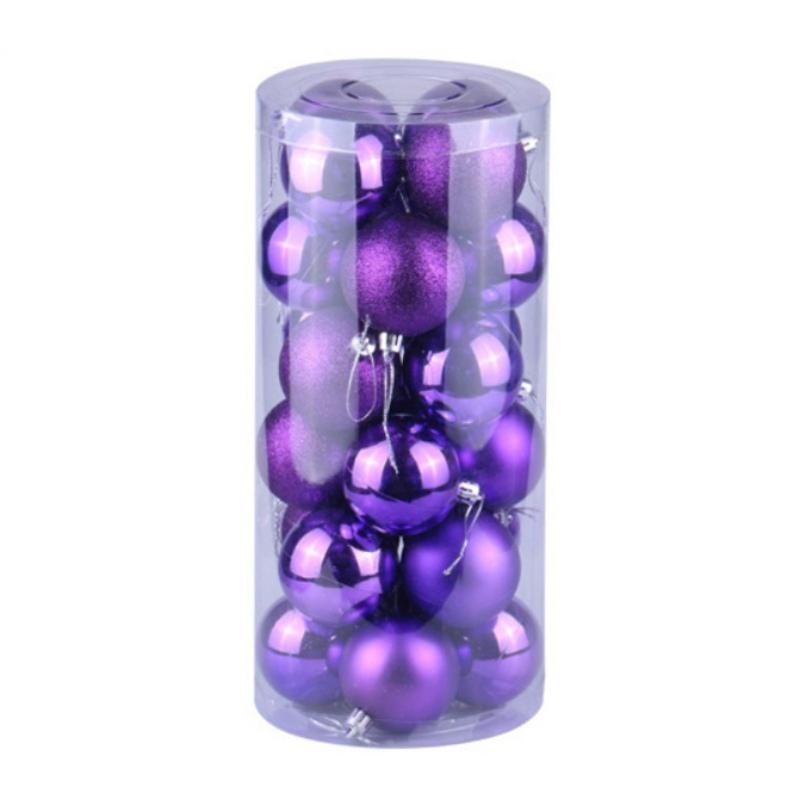 Christmas Tree Decorations Ornament Set for Home Decor Shatterproof Christmas Ball Ornaments Bulk 3CM Hanging Balls for Xmas