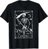 Death Tarot Card Shirt Goth Skeleton Grim Reaper Halloween T-Shirt