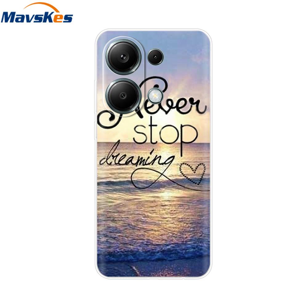 For Poco M6 Pro Case For Xiaomi Poco M6 Pro 4G Cover Fundas Coque Camera Protector Soft Silicone Phone Back Case For Poco M6 Pro
