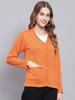 MONTE CARLO Womens V Neck Cardigan