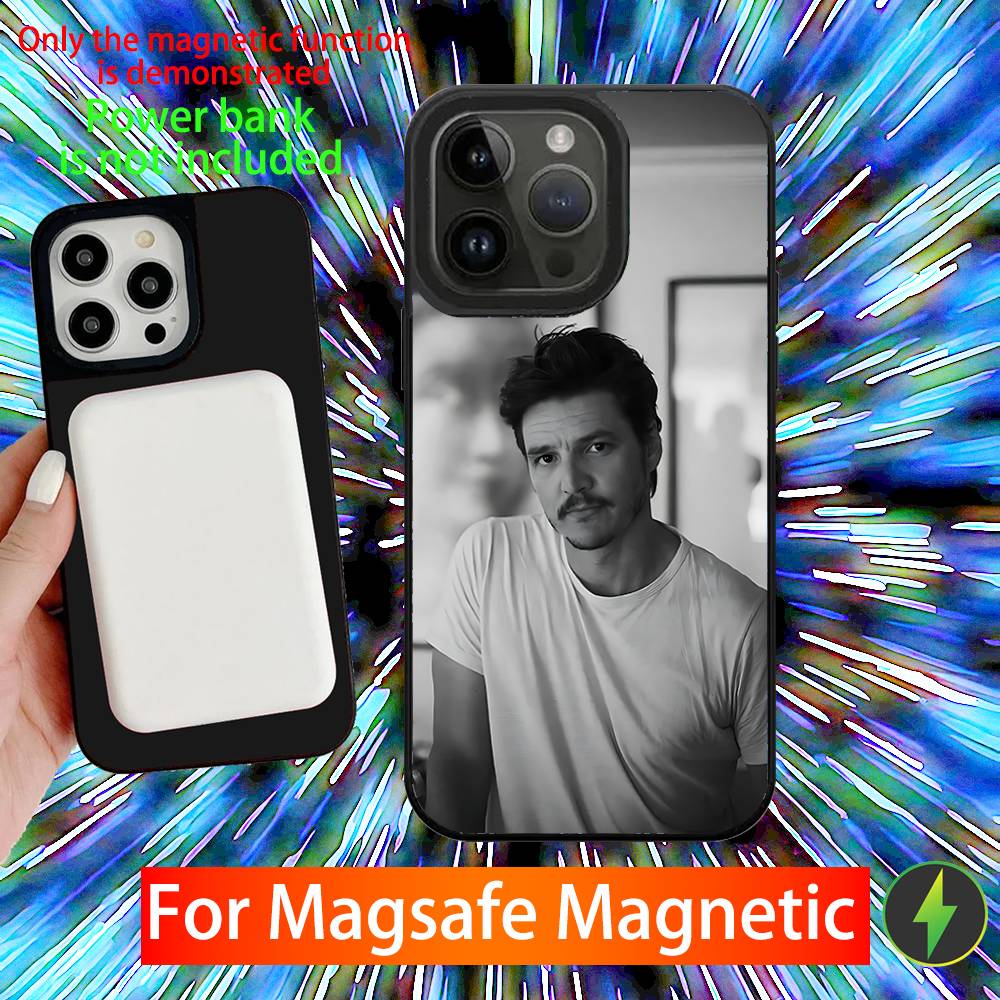 

Daddy Pedro Pascal Phone Case For iPhone 16,15,14,13,12,11,Pro,Max,Plus,Mini,SE New Magsafe Magnetic Wireless Charging iphone14plus