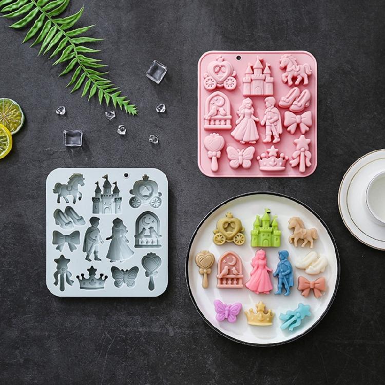 Elegant Princess Shape Silicone Mould For Home Chocolates And