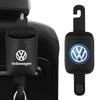 Porta-copos de couro no encosto do banco Para Volkswagen VW Scirocco Jetta Beetle Golf Passat Polo Tiguan Sharan Touran