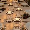 3Pcs Bell Pattern Wooden Christmas Candle Holder Xmas Table Candlestick  Living Room