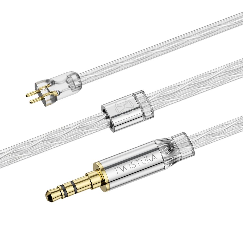 Single Dynamic Earphones Wired Earphones 10mm High Performance Moving Coil Unit Plug Detachable Recable USB Conversion Adapter Included Ear Monitor 3