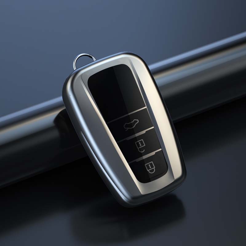 TPU Car Key Case Cover Key Shells For Toyota Prius Camry Corolla C-HR CHR RAV4 Prado 2018 Accessories Keychain Car-Styling