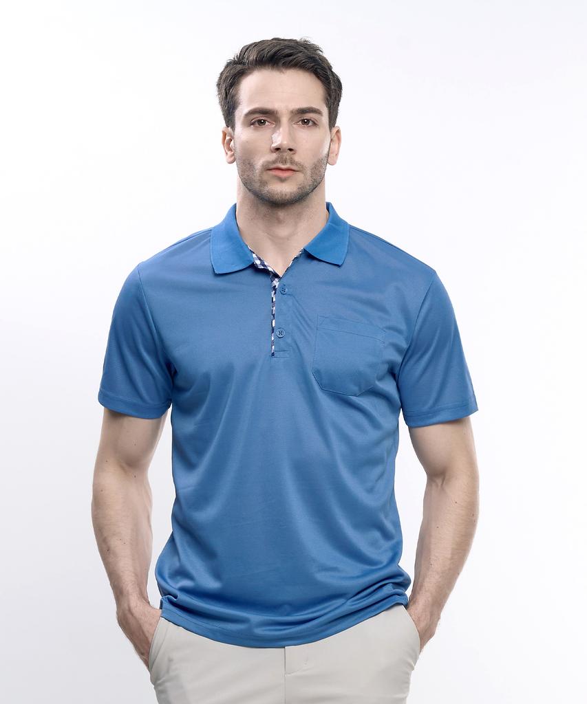 EXTRASPORTY Lighthearted Step Men'S Pk Short Sleeve Collared T-Shirt 6 Colors (Type A)