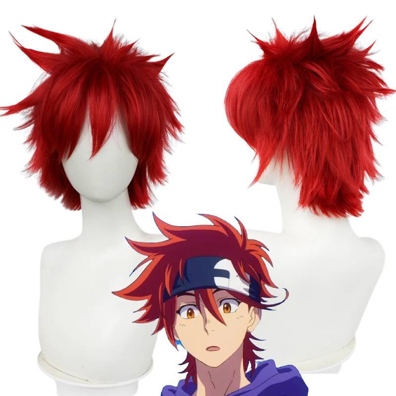 Sk8 The Infinity Kyan Reki Cosplay Wig High-quality Red Hairpiece For Cosplayers