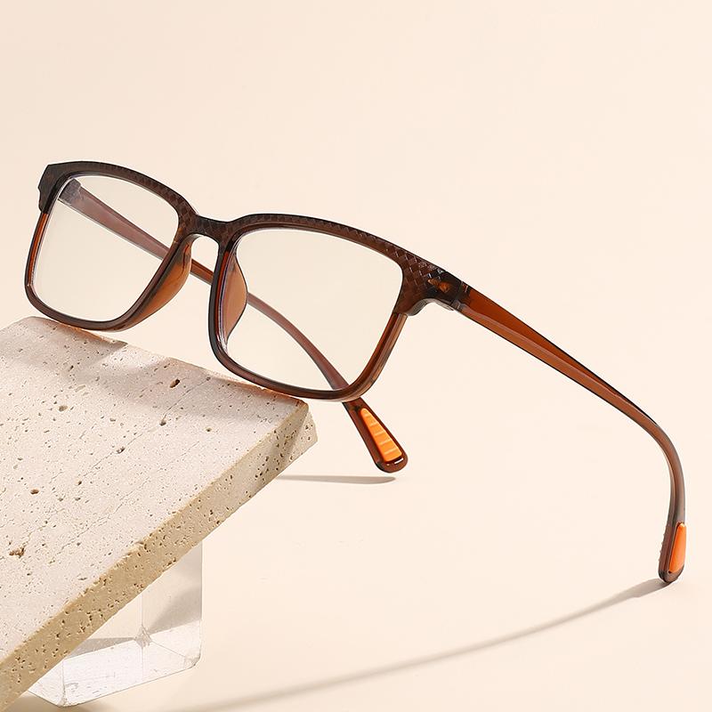 Ultra Light Photochromic Reading Glasses Anti Blue Light, Men Women Simple Comfort High Definition UV Protection Eye Care Presbyopic Glasses