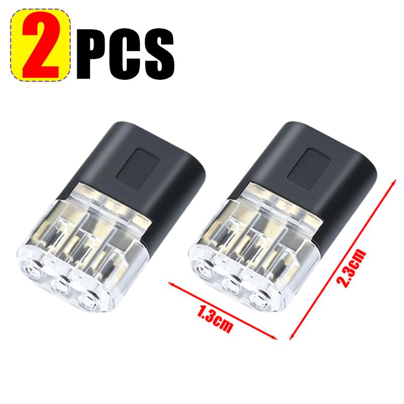 10/1pcs New Electrical Connector 3-Wire Interchangeable Quick Wire Connector Automotive Wire Cable Ribbon Terminal Connector
