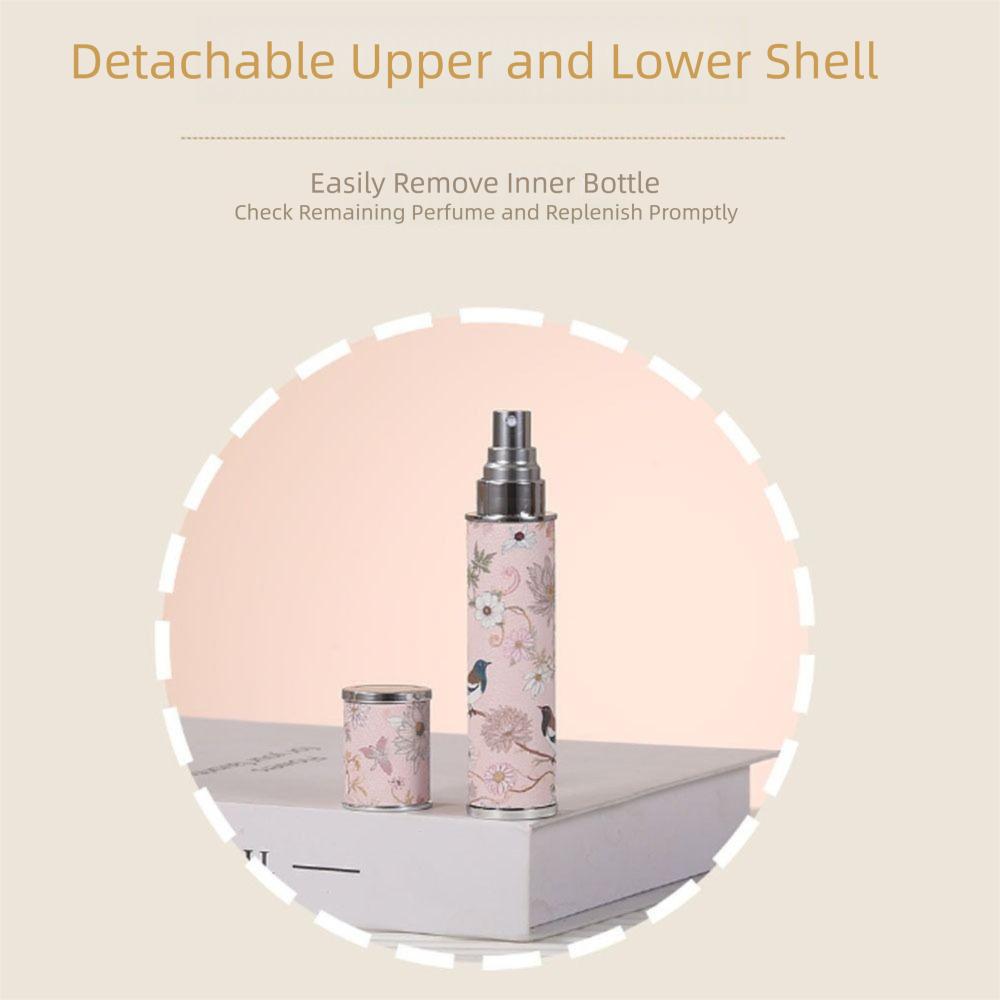 Mini-Parfümflasche aus Leder, nachfüllbarer Parfümzerstäuber für Reisen, Kosmetikspender