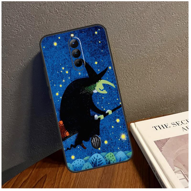 Halloween Wicked Witch Case For ZTE Nubia Red Magic 5G 5S 6 7 Pro 6R 6S 7S Pro Red Magic 8 Pro Phone Back Cover