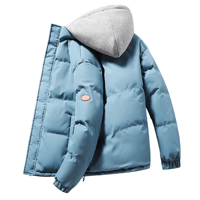 

Бархатная стеганая одежда мужская 2025 зимний тренд свободная парная стеганая одежда ins утолщенная стеганая куртка прилив 5XL синий