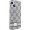 Dkny Dkhmp15Mhcptse Iphone 15 Plus /14 Plus 6.7 Beżowy/Beige Hardcase Iml Checkered Mono Pattern & Printed Stripes Magsafe