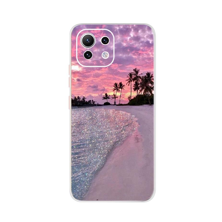 For Xiaomi Mi 11 Lite Case Cute Cartoon Cover For Xiaomi Mi 11 Lite 5G Phone Cases Mi11 Lite 11Lite Soft TPU Fundas Capa 6.55''