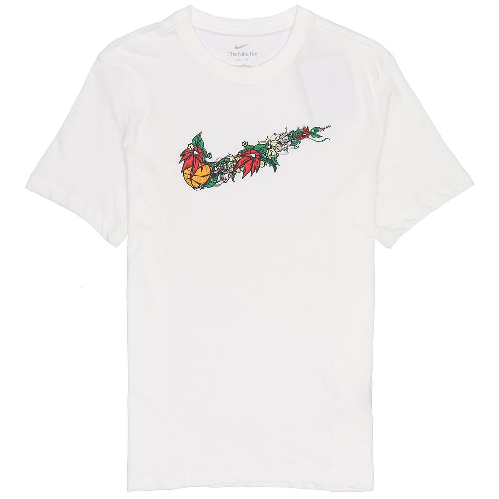 Nike T Shirts Men's White Crew Neck Moderate DV1215-100