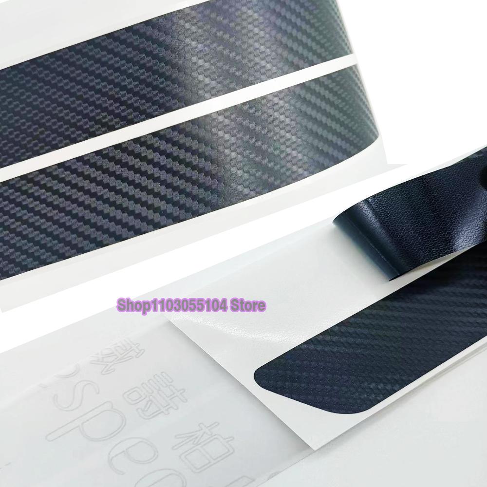 4pcs Carbon Fiber Car Door Sticker For Ford Smax Cmax Bmax Auto Threshold Decoration