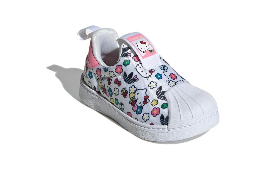Hello Kitty X Adidas Originals SUPERSTAR 360 Comfortable Breathable Low Top Toddler Shoes White Infant And Toddler IG5668