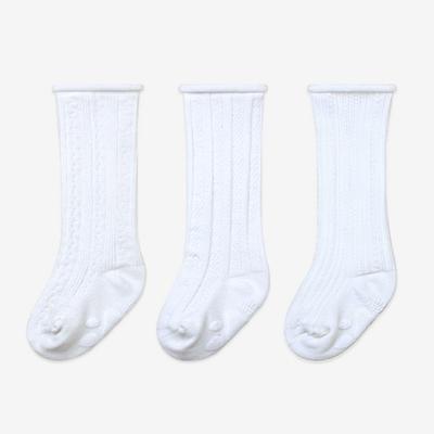 Hi Baby Club Children's Bamboo Pattern Doldoli Knee Socks 3-Leg Set, Korean Baby Products
