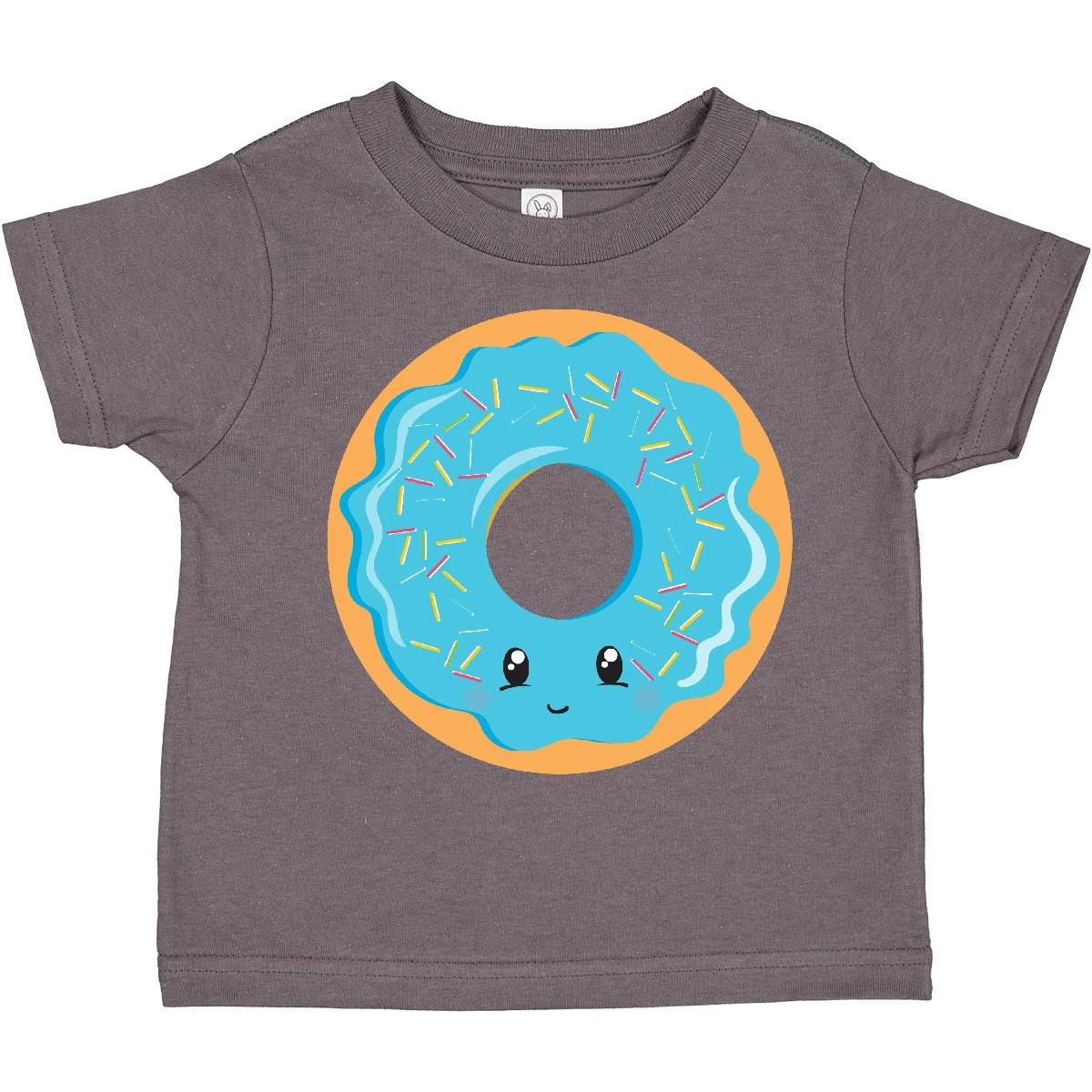 

Inktastic Blue Donut Toddler kids boys T-Shirt Sprinkles Shower Birthday Gender Reveal Day 110