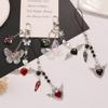 Trendy Phone Lanyard Angel Heart Keychain Pendant Durable Phone Strap Portable Phone Jewelry Suitable for Keys Phones