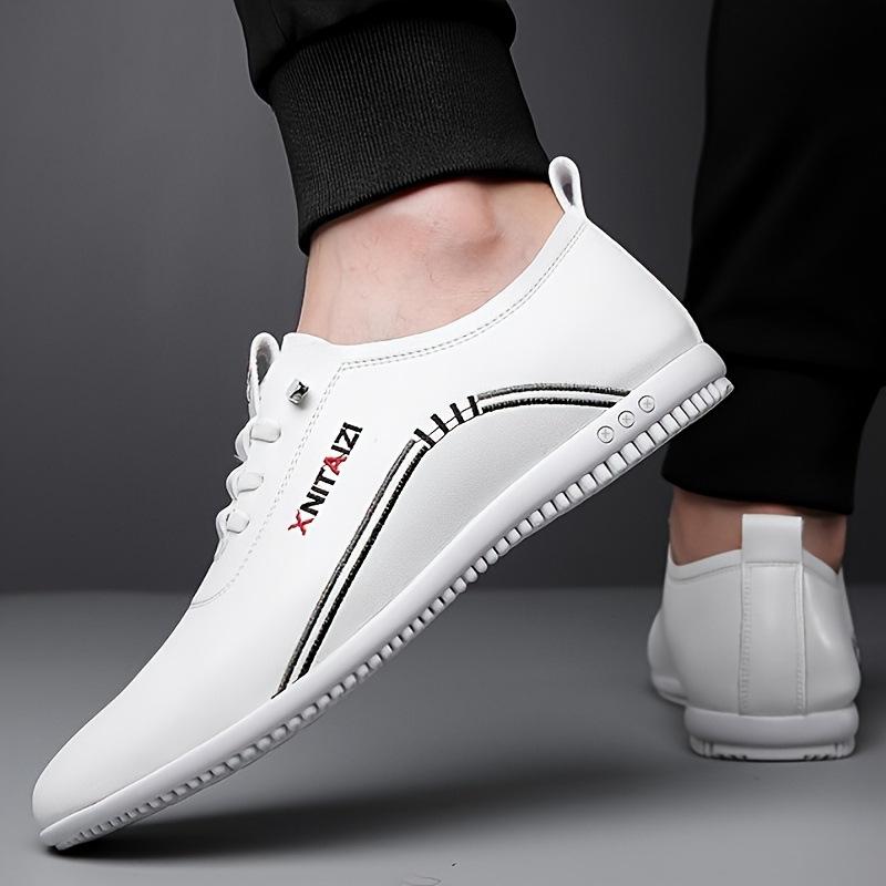Soft Leather Men's Shoes Soft Sole Men's Business Casual Shoes One Pedal Hundred Tower Light Beanie Shoes Dad Shoes Men's Shoes