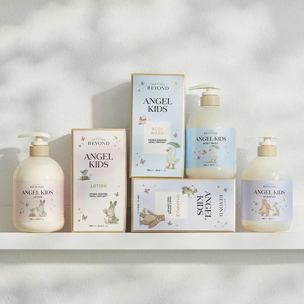 

Angel Kids 3-Piece Set Shampoo 300ml Body Wash 300ml Lotion 300ml