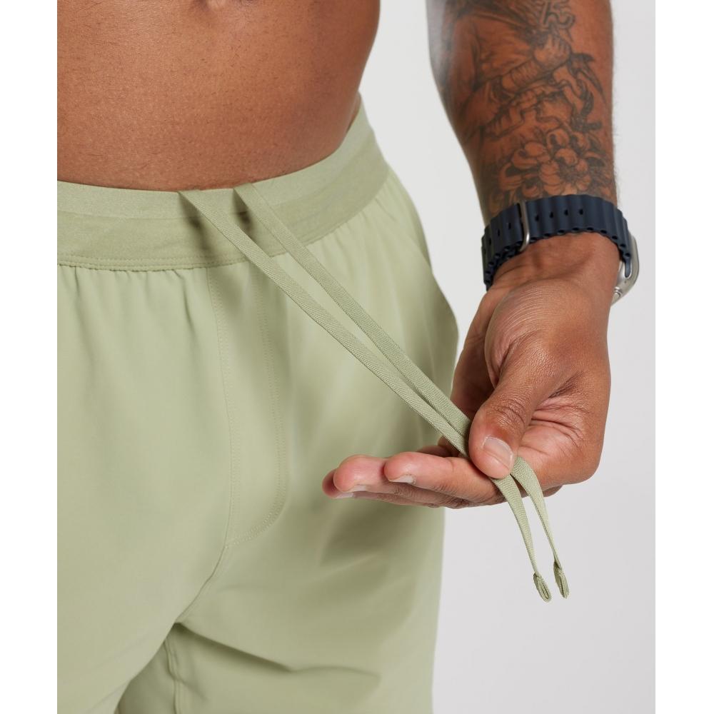 GYMSHARK Studio 6  Shorts Light Sage Green A1A4H ECBN