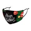 Christmas Man Digital Print Anti-Fog Mask with PM2.5 Filter Slot