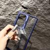 Suitable for Samsung S25 Ultra Lens Bracket Mobile Phone Case S24Plus High Transparent Anti Fall S23FE Transparent Protective Case