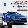 Für VOLVO V40 Autolack Reparaturstift Ausbesserungsstift Kratzerentferner DIY Auto Zubehör Braun 712 Blau 713 721 Bronze 708 Weiß 707