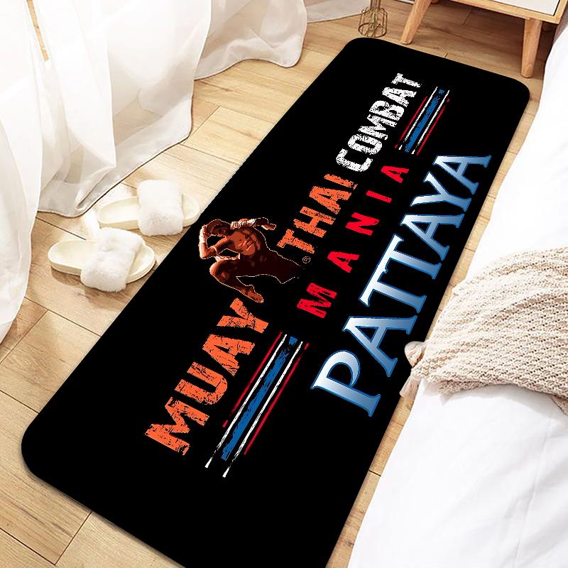 Muay Thai Door Mat Entrance Non-slip Doormat Washable Kitchen Carpet Living Room Hallway Rugs Bathroom Bath Door Mats 40cm x 60cm
