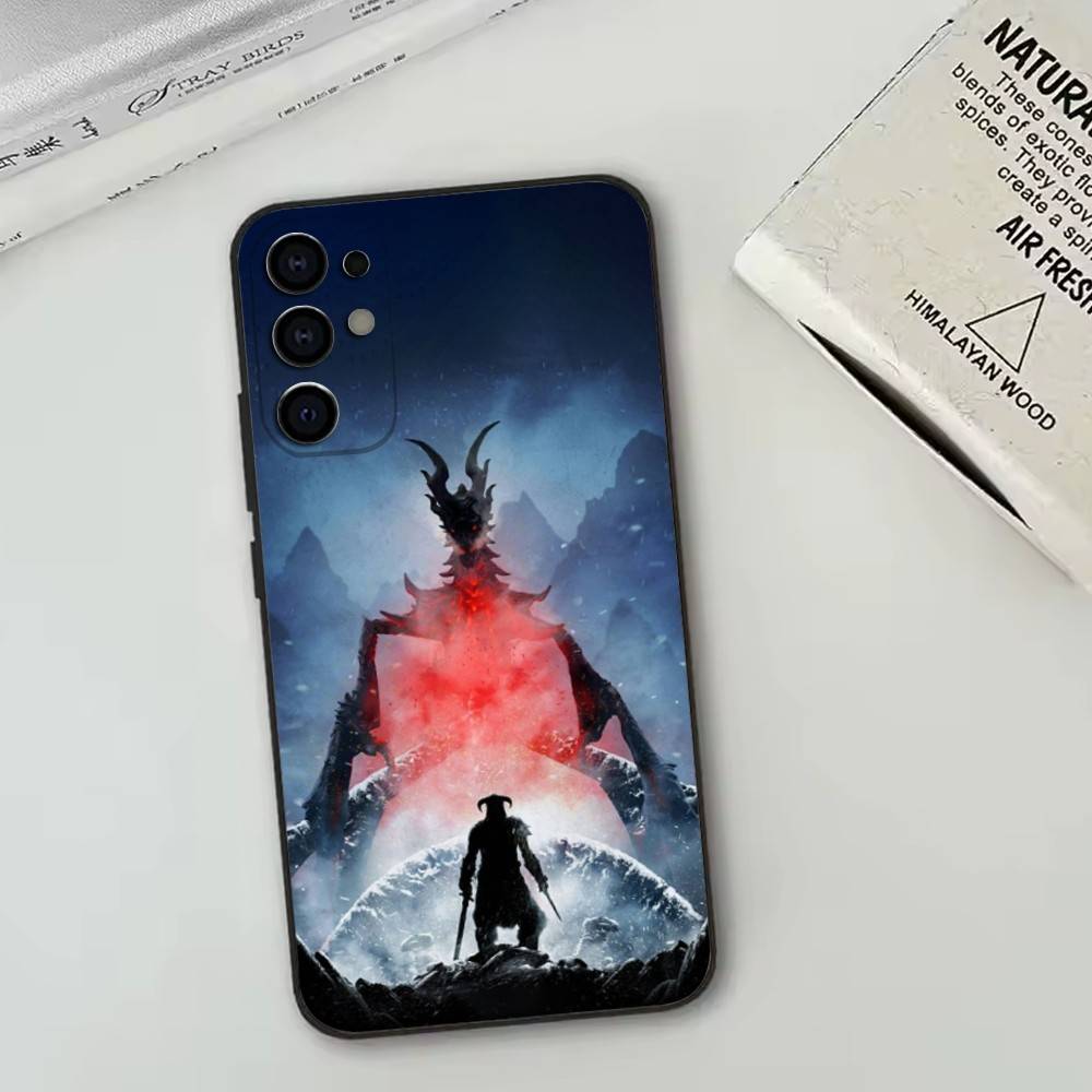 Dragonborn   Phone Case For Samsung S25,S24,S21,S22,S23,S30,Ultra,S20,Plus,Fe,Soft Silicone Black Cover
