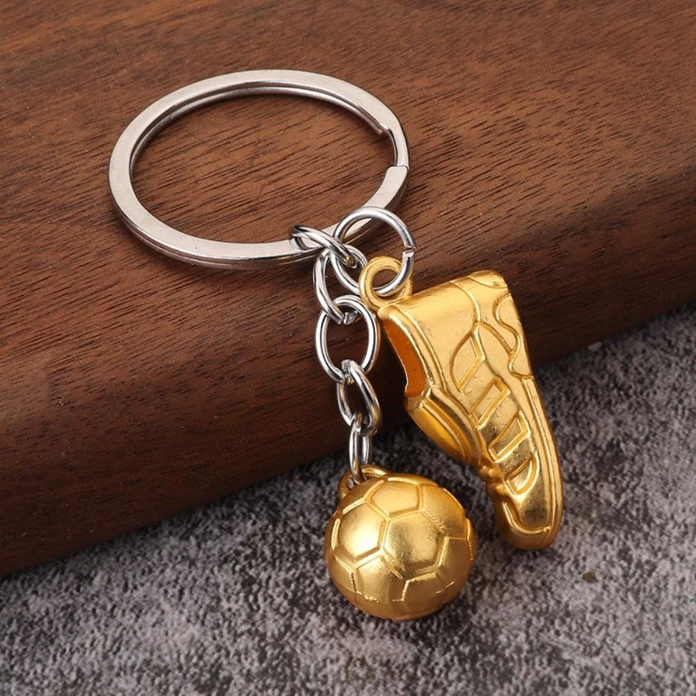 

Silver Gold Sports Pendant Mini Golden Boot Pendant Football Match Shoes Keychain Key Accessories золотой