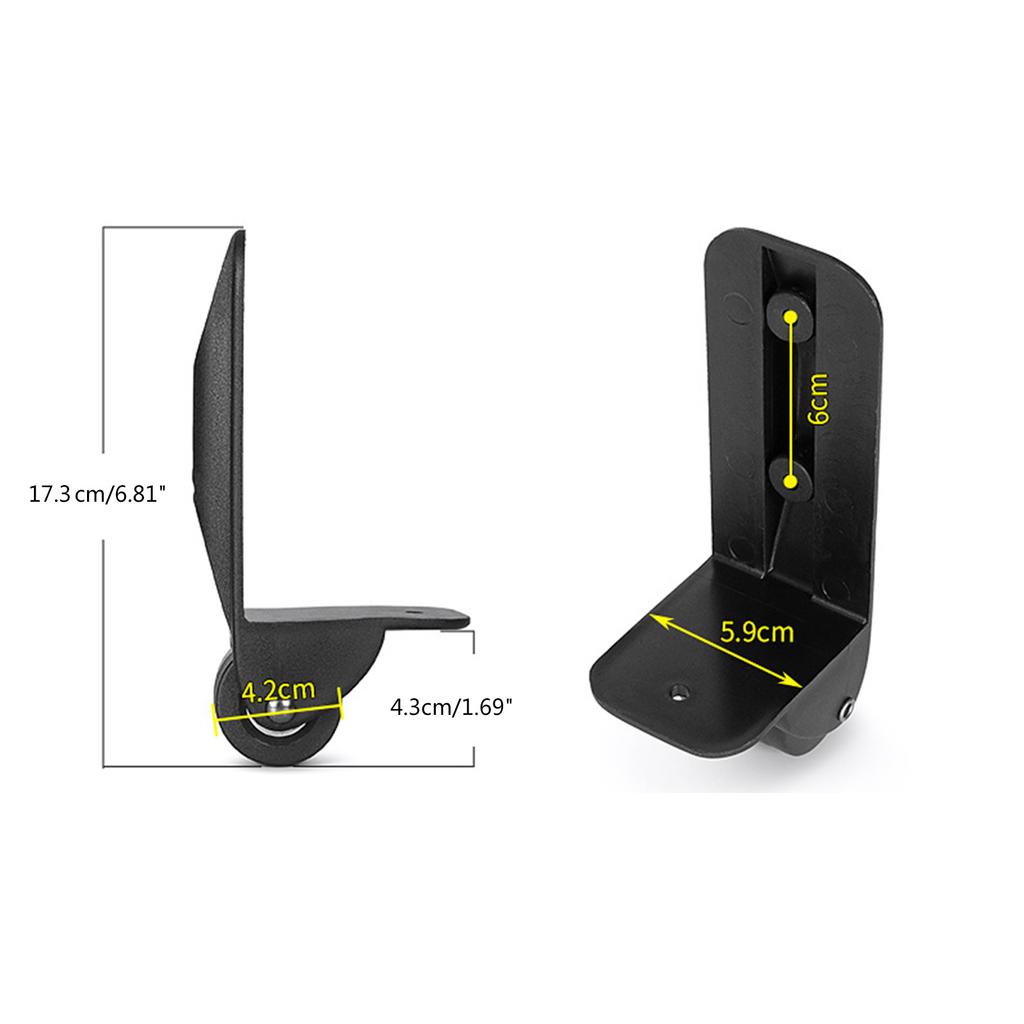 1 Pair Travel Luggages Wheels PVC Suitcase Wheels Replacement Luggages Spare Castor Perfect for Suitcase Replace