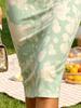 Summer Women's One Shoulder Midi Dress Floral Print Mint Green Bodycon Sundress