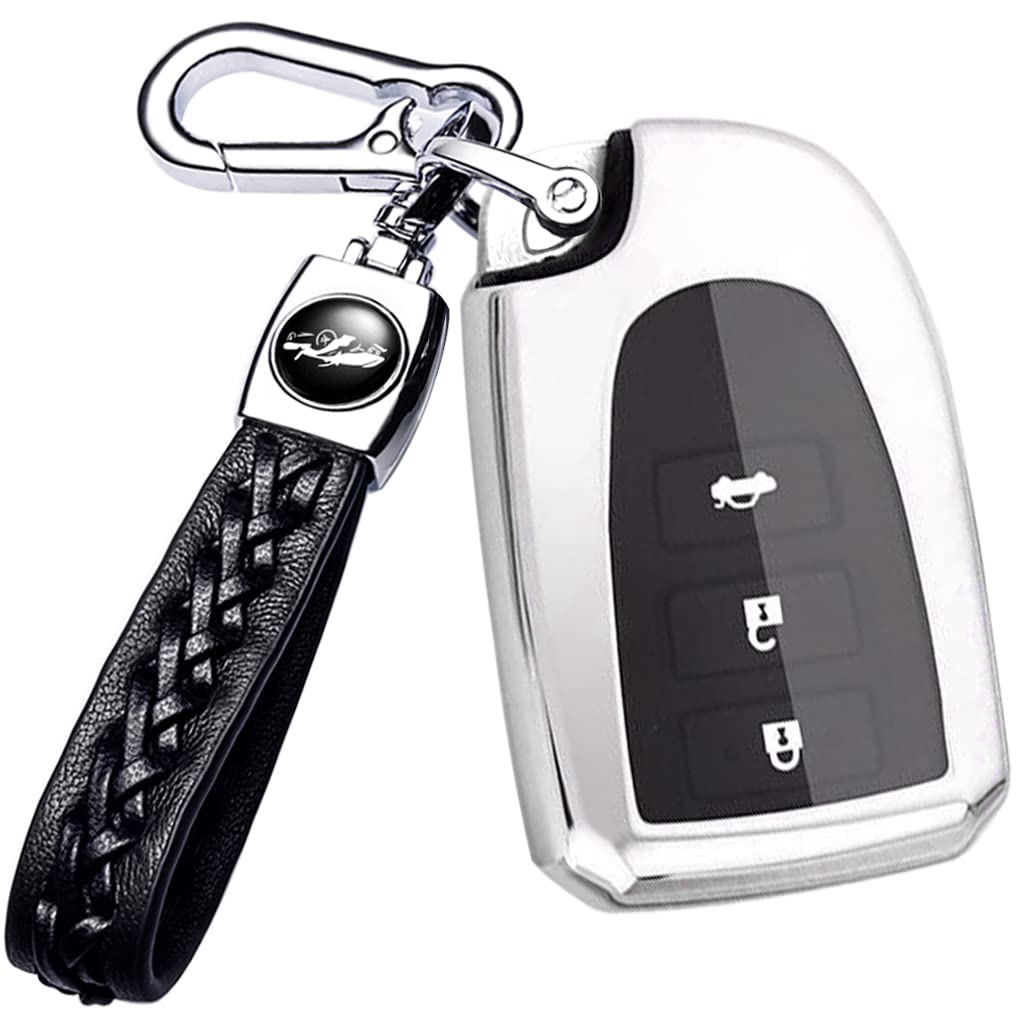 

yoshinari Toyota Hiace 200 серии 4 5 6 7 тип Regius Ace KDH TRH Porte Spade 140 серии NSP140 NCP141 чехол для смарт-ключа чехол для ключа брелок (Серебряный