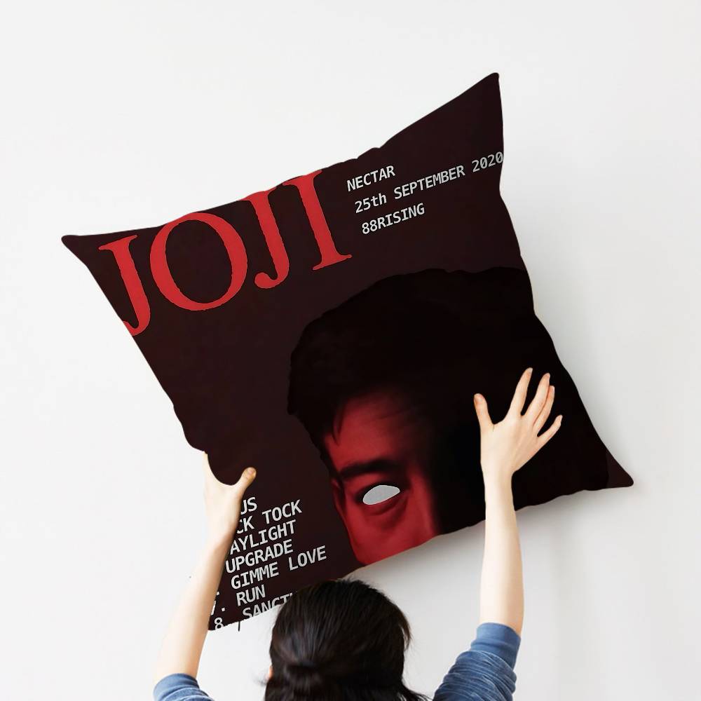 Singer Joji Pillow Covers Cartoon Sofa Decorative Home Double-Sided Printing Short Plush Cute Cushion Cover