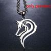 BEIER 3D 316L stainless steel new design howling wolf pendant necklace viking men celt Charm Fashion jewelry LLBP8-303P