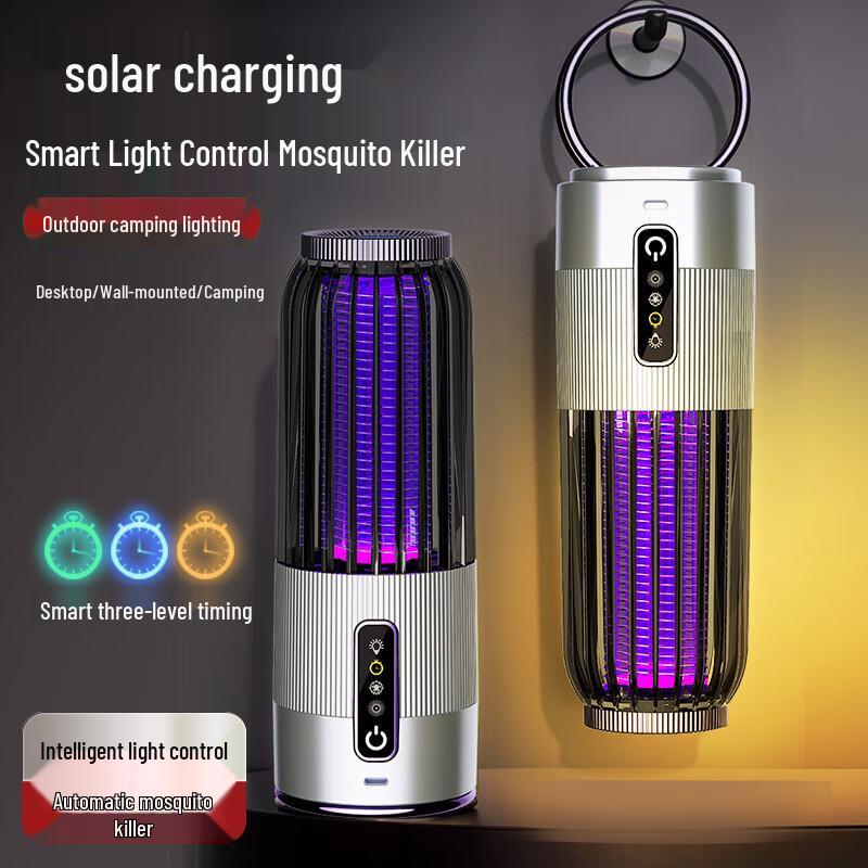 Xixun Outdoor Portable Solar & USB Mosquito Zapper & Repellent
