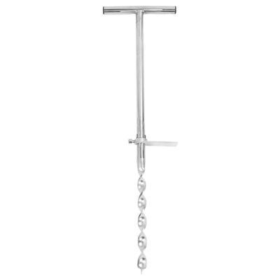 Soil Core Sampling Kit Stainless Steel T Handle Soil Probe with 2 Sample Bags for Uncured and Non Dry Soils