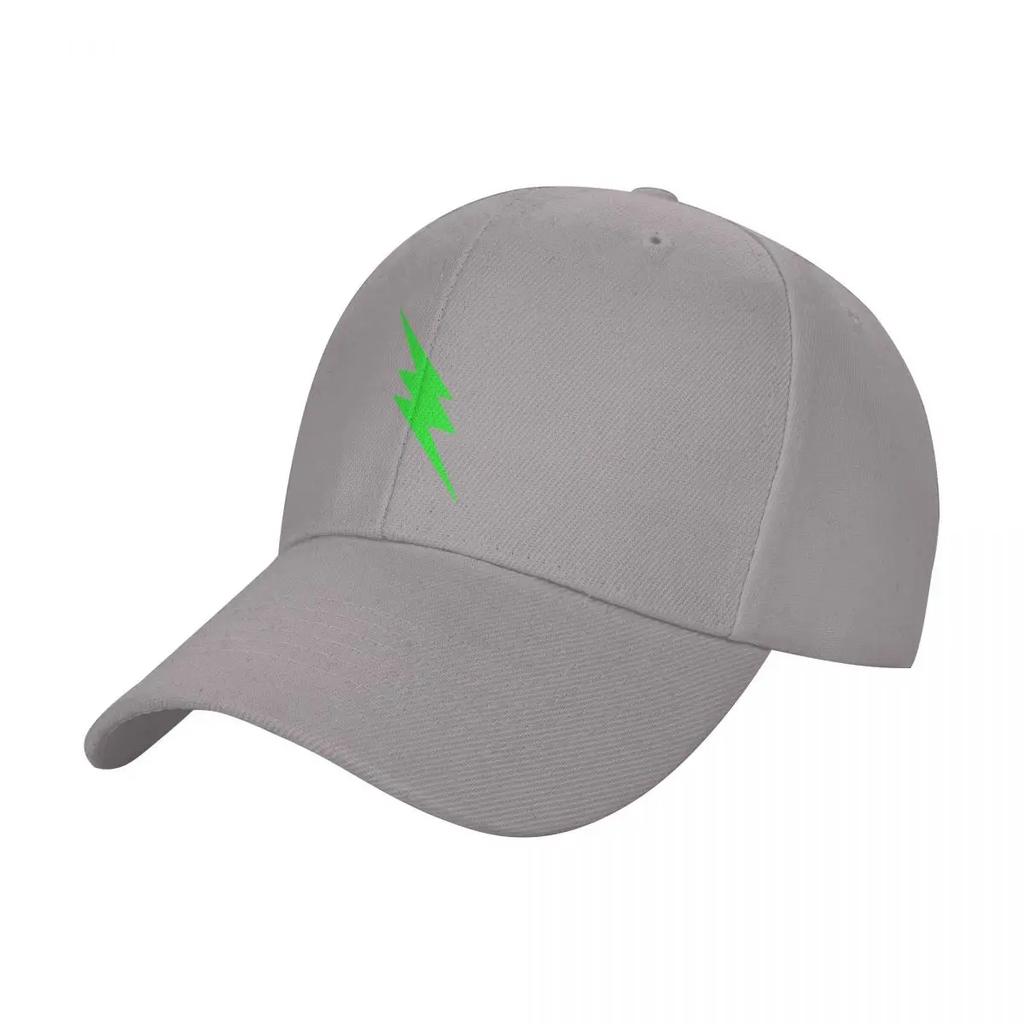Green Lightning Bolt Baseball Cap Luxury Cap Wild Ball Hat Trucker Hats For Unisex Women's