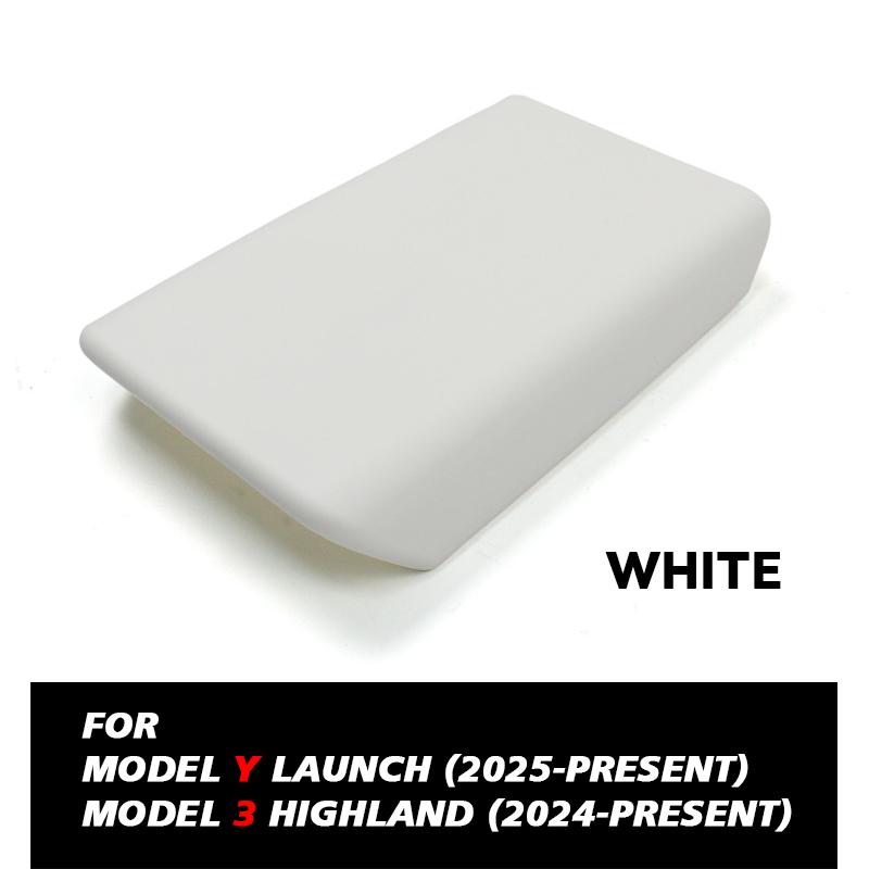 For Tesla Model 3 Highland 2024 TPE Soft Case Car Center Console Arm Rest Lid Auto Central Armrest Box Pad Cover Accessories