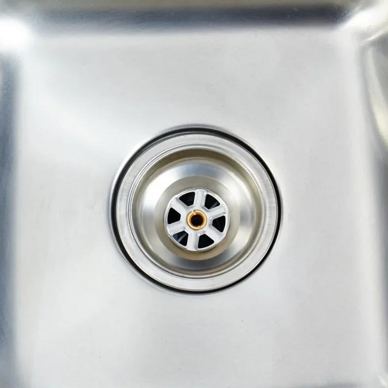 1 STÜCK Edelstahl Spülbeckenablauf Beckenablauf Abfallsieb Stopfen Abfallkorb Dichtungsdeckel für Küchen Badezimmer Zubehör