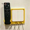 Vintage Home Decor Switch Hook, Wall Mounted Space Saving Design, Remote Control Durable Coat Hooks Storage Box, Key Holder for Living Room