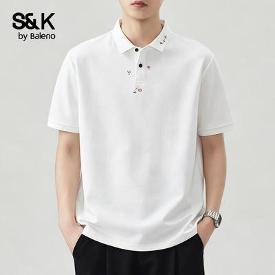 Baleno Men's S&K Series Short Sleeve Embroidered Polo Shirt
