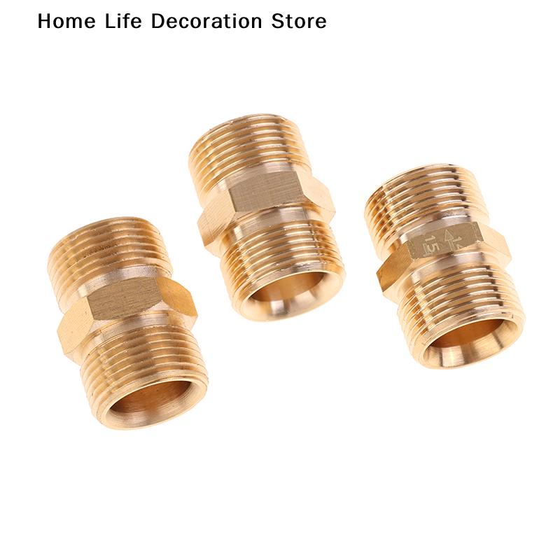 High Pressure Washer Hose Extension Connector M22 14mm Or 15mm Male Thread Adaptor For Garden Pressure Washer Hose Connection