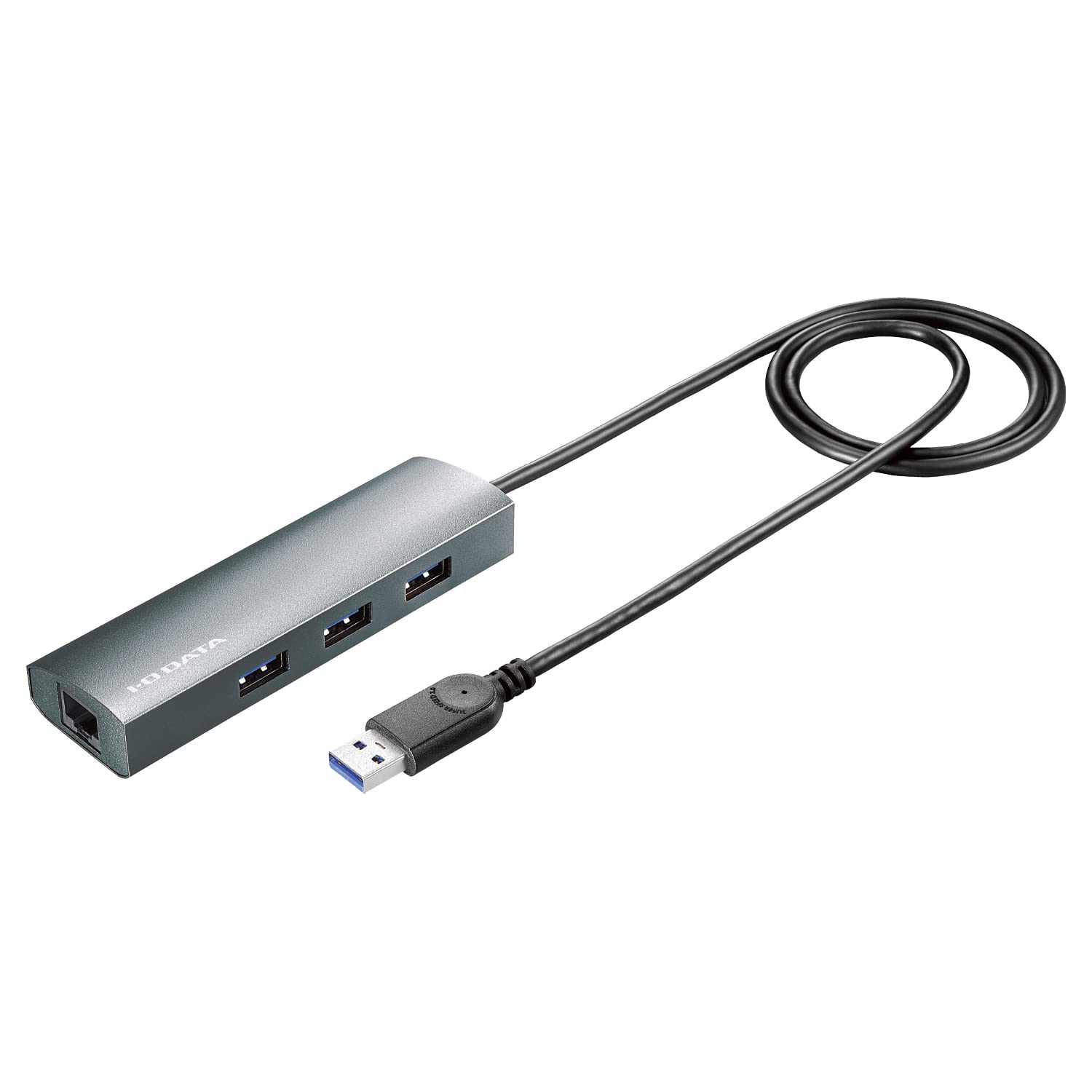 

IODATA Алюминиевый корпус USB-хаб Адаптер Gigabit LAN с LAN x 1 USB Gen 1 x3 80 см 1 Гбит/с Японский производитель [Совместим с Windows/Mac/Chrome OS] 3.2