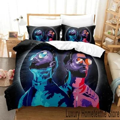 3D Print PNL Rap Duo Bedding Set Boys Girls Twin Queen King Size Duvet Cover Pillowcase Bed Boys Adult Home Textileextile